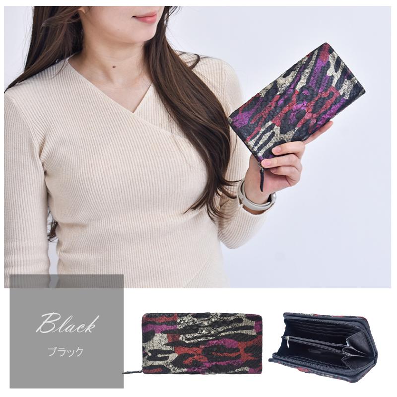 MGSABLE パイソン 長財布 レディース メンズ 本革 蛇革 財布 本物