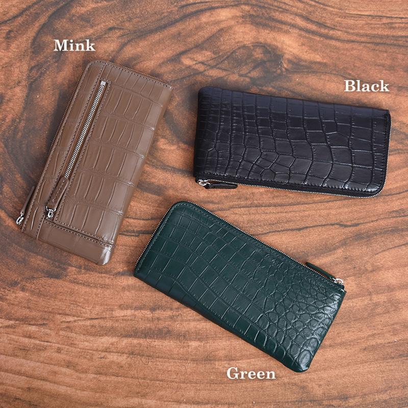 MGSABLE 長財布 クロコダイル レディース メンズ L字 ワニ革 鰐 MGSABLE 長財布 クロコダイル レディース メンズ L字 ワニ革 鰐