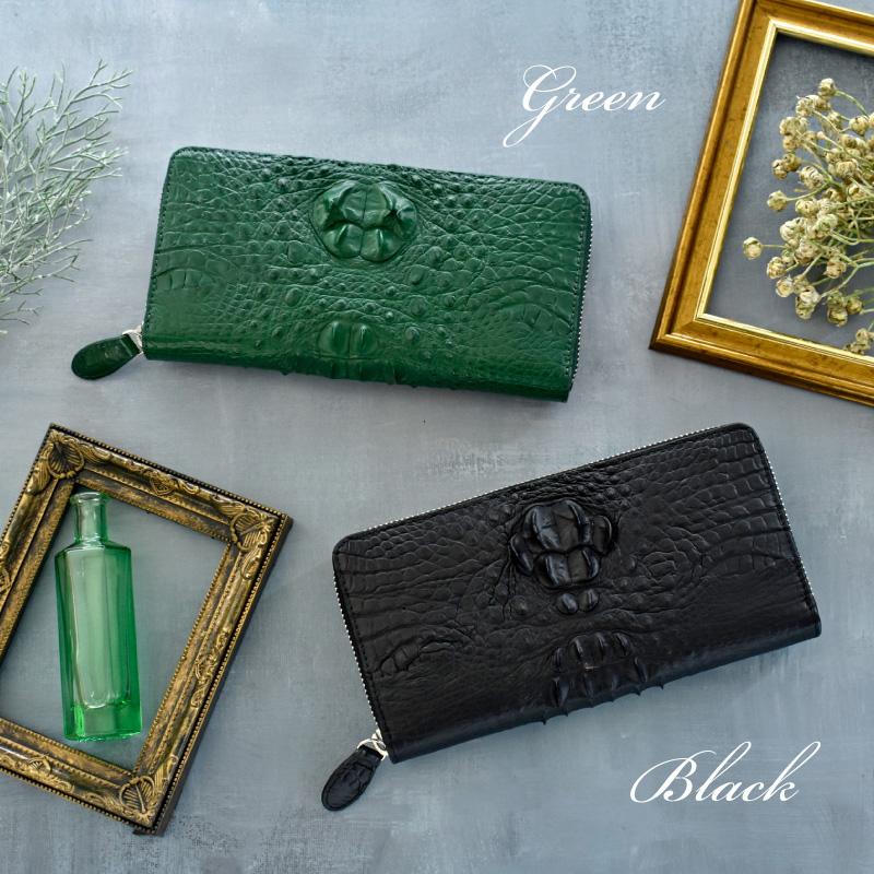 MGSABLE クロコダイル 長財布 メンズ 本革 クラウンマーク 財布 MGSABLE クロコダイル 長財布 メンズ 本革 クラウンマーク 財布