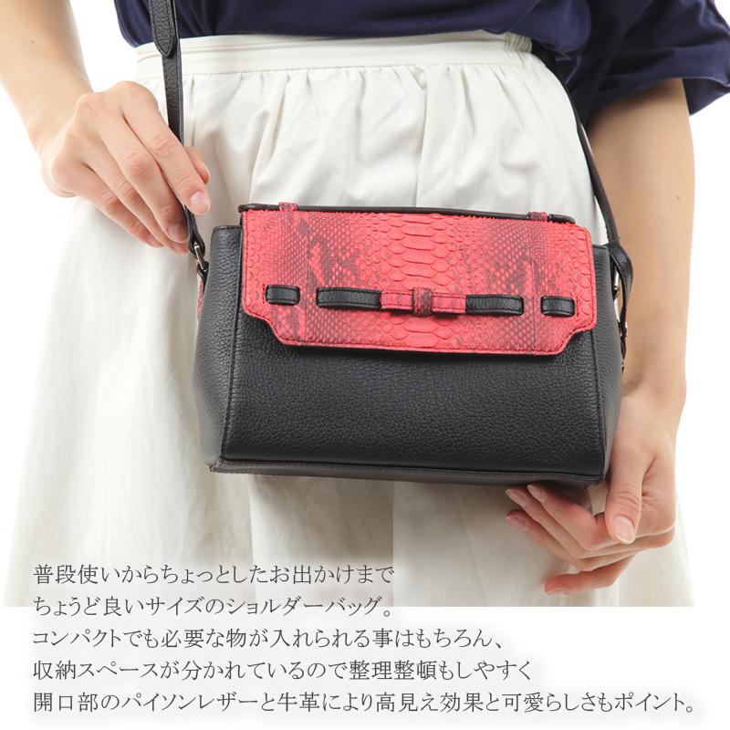 MGSABLE ショルダーバッグ パイソンレディース ブランド MGSABLE ショルダーバッグ パイソンレディース ブランド