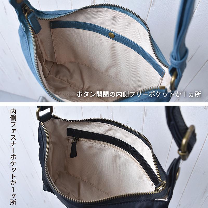 サコッシュ ショルダー バッグ メンズ レディース  牛革 レザー 軽量 斜めがけ 小さめ 薄型 ナイロン ブラック スリム ポーチ 旅行 男女兼用 送料無料 |  | 13