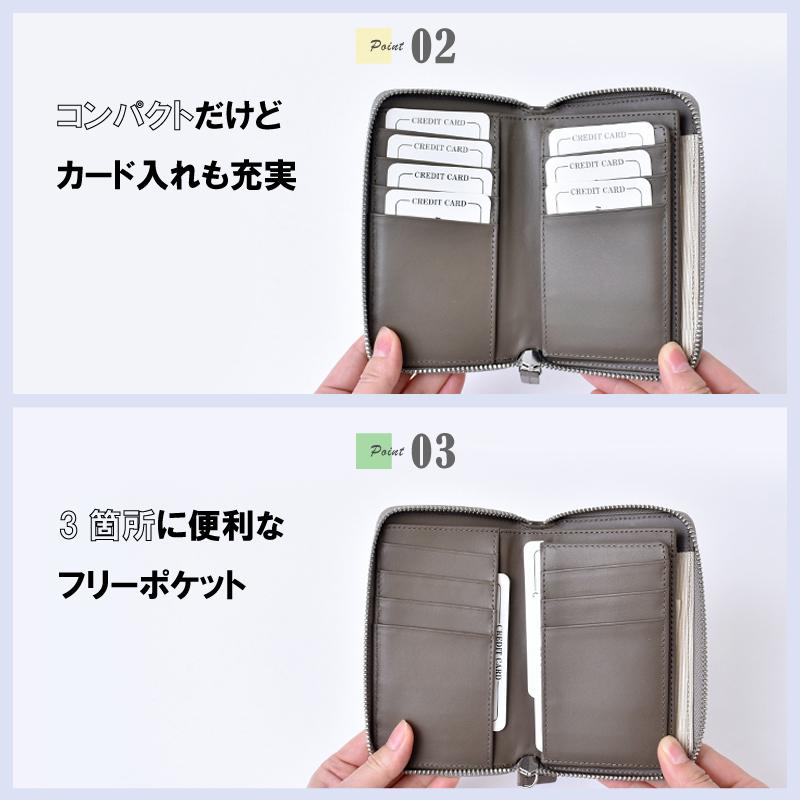 MGSABLE クロコダイル 二つ折り 財布 メンズ レディース 本革 ラウンド 