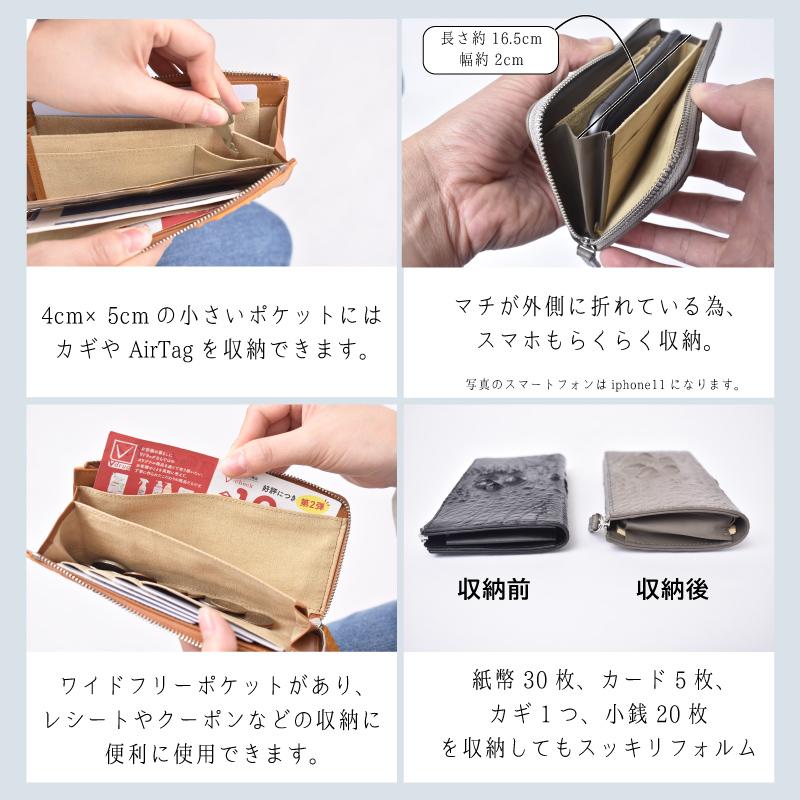 長財布 クロコダイル メンズ ワニ革 鰐革 本物 レディース 本革 グリーン 緑  軽量 小さい スマホ入る l字 母の日 プレゼント 20代 30代 40代｜mgsable｜14