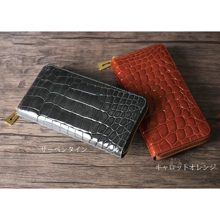 MGSABLE 長財布 クロコダイル ラウンド 財布 メンズ レディース MGSABLE 長財布 クロコダイル ラウンド 財布 メンズ レディース