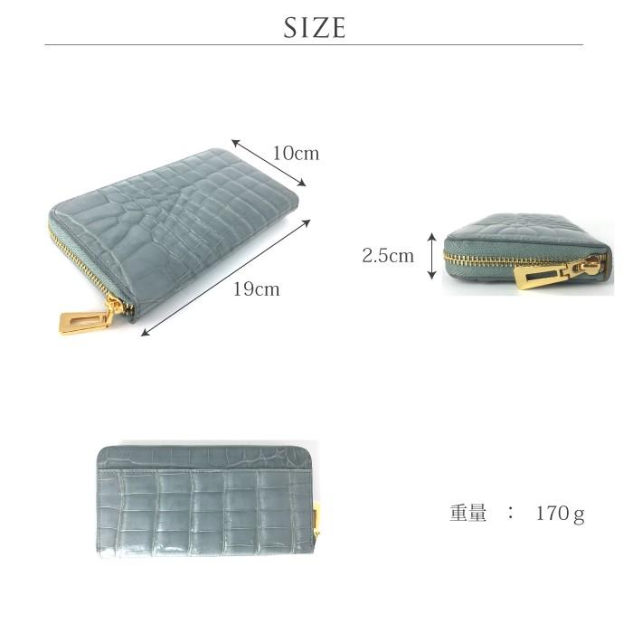 MGSABLE 長財布 クロコダイル ラウンド 財布 メンズ レディース MGSABLE 長財布 クロコダイル ラウンド 財布 メンズ レディース