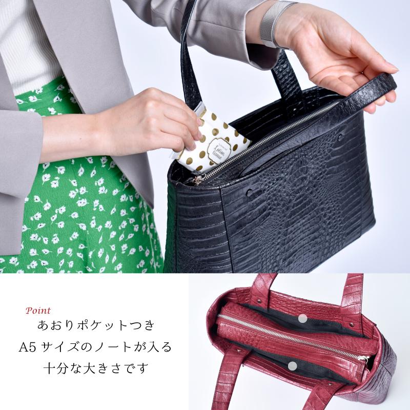 女性のための本物のワニ革ハンドバッグ(size M) MGSABLE ハンドバッグ クロコダイル レディース ワニ革 鰐革