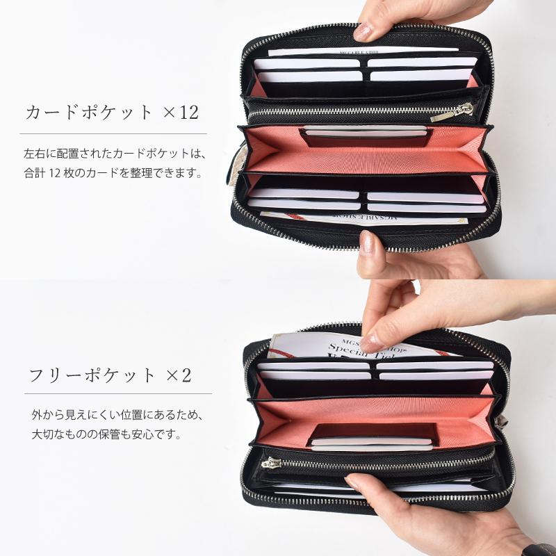 ヘビ革　パイソン　ラウンドファスナー　財布　保管品 パイソン 長財布 日本製 一枚革 レディース メンズ 蛇革 ラウンド