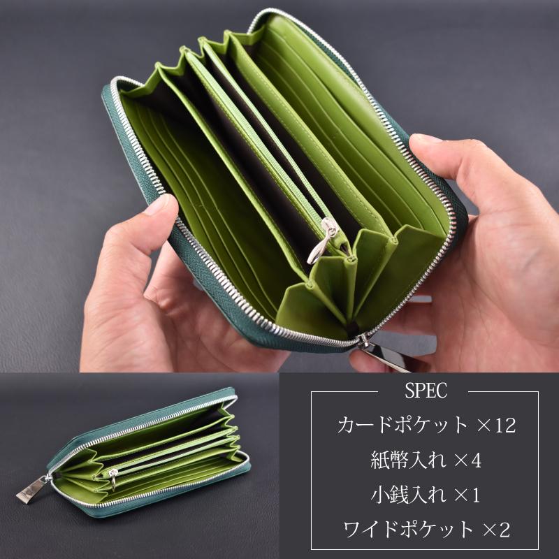 MGSABLE 長財布 クロコダイル メンズ レディース ワニ革 鰐 センター 