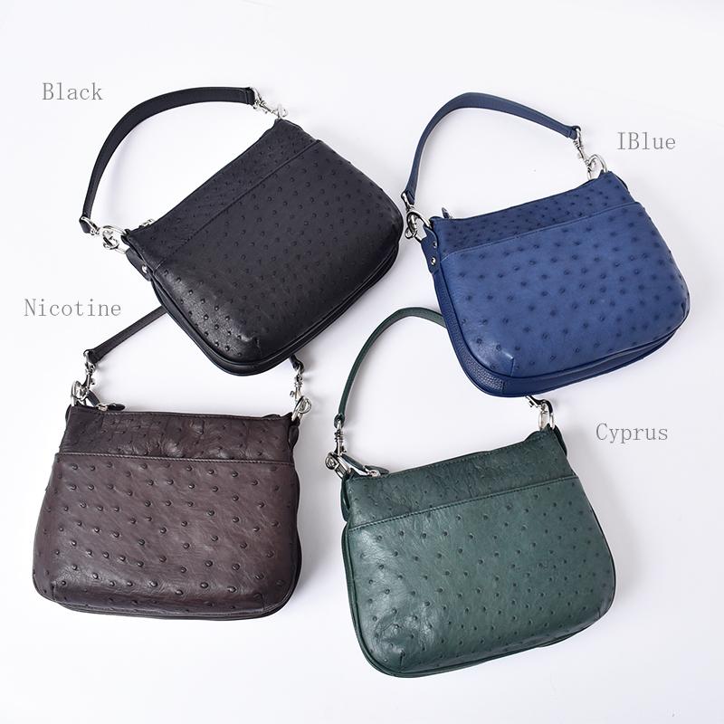 MGSABLE オーストリッチ ミニバッグ レディース 本革 ポシェット MGSABLE オーストリッチ ミニバッグ レディース 本革 ポシェット