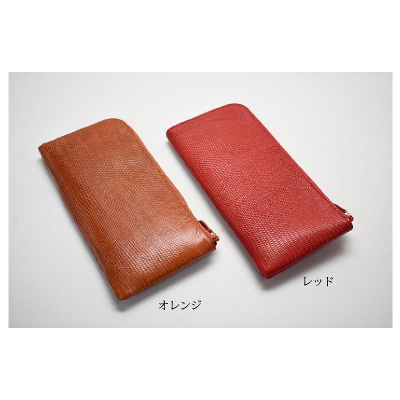 GOLDKID リザード ウォレット MGSABLE 長財布 本革 メンズ レディース リザード 蜥蜴 財布 L字