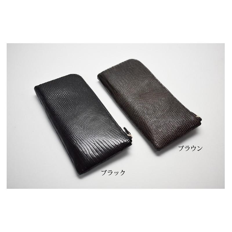 MGSABLE 長財布 本革 メンズ レディース リザード 蜥蜴 財布 L字