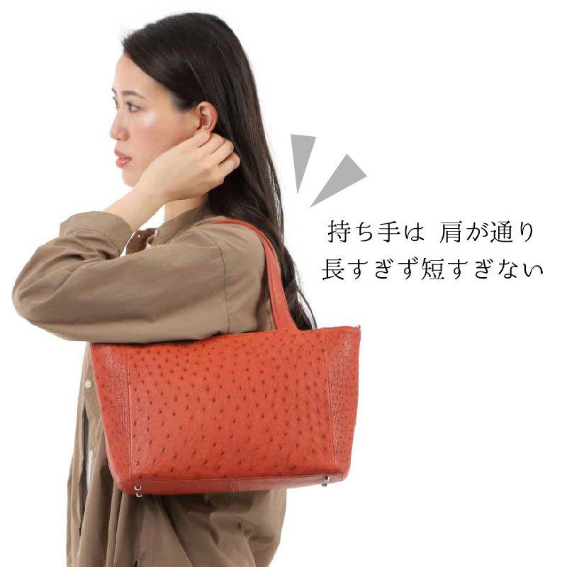 MGSABLE オーストリッチ ハンドバッグ レディース 駝鳥 ダチョウ MGSABLE オーストリッチ ハンドバッグ レディース 駝鳥 ダチョウ