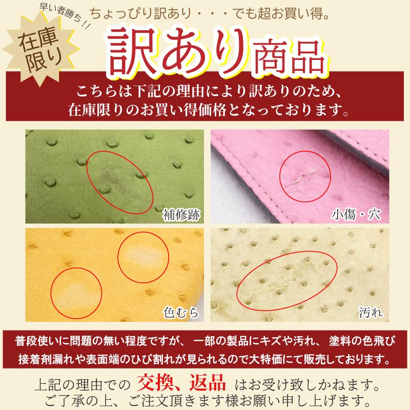 ハンドバッグ レディース オーストリッチ 本革 訳あり ショルダー