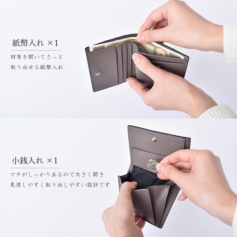 クロコダイル 二つ折り財布 レディース メンズ 本革 一枚革 折りたたみ