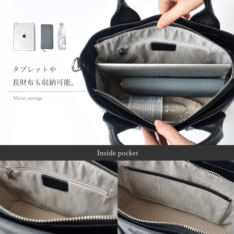 ハンドバッグ レディース 2way ショルダーバッグ 本革 舟型 ミニトート