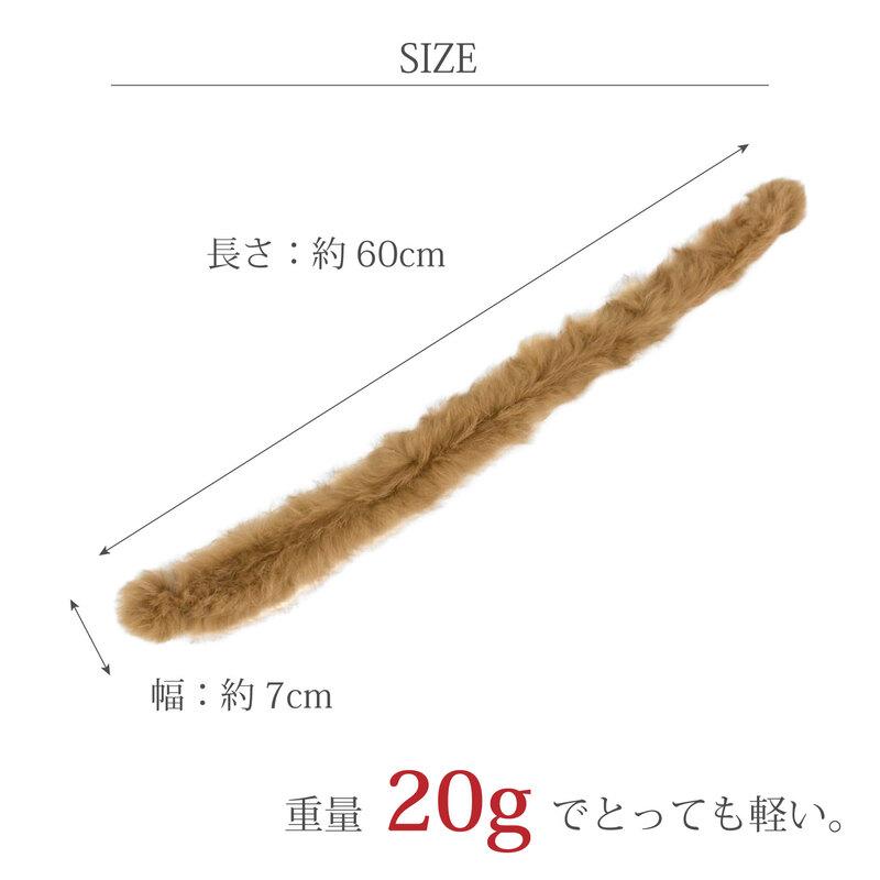 マフラー レディース リアルファー ラビット スヌード ネックウォーマー かわいい 温活 軽い 送料無料  プレゼント 女性 | MGSABLE | 04
