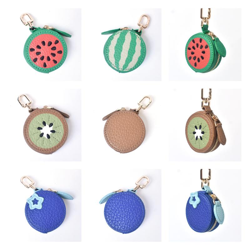 バッグチャーム レディース コインポーチ フルーツ型 ミニポーチ 小型 小物入れ 小さめ カラビナフック キーホルダー 可愛い PUレザー 女性 ギフト 送料無料 |  | 16