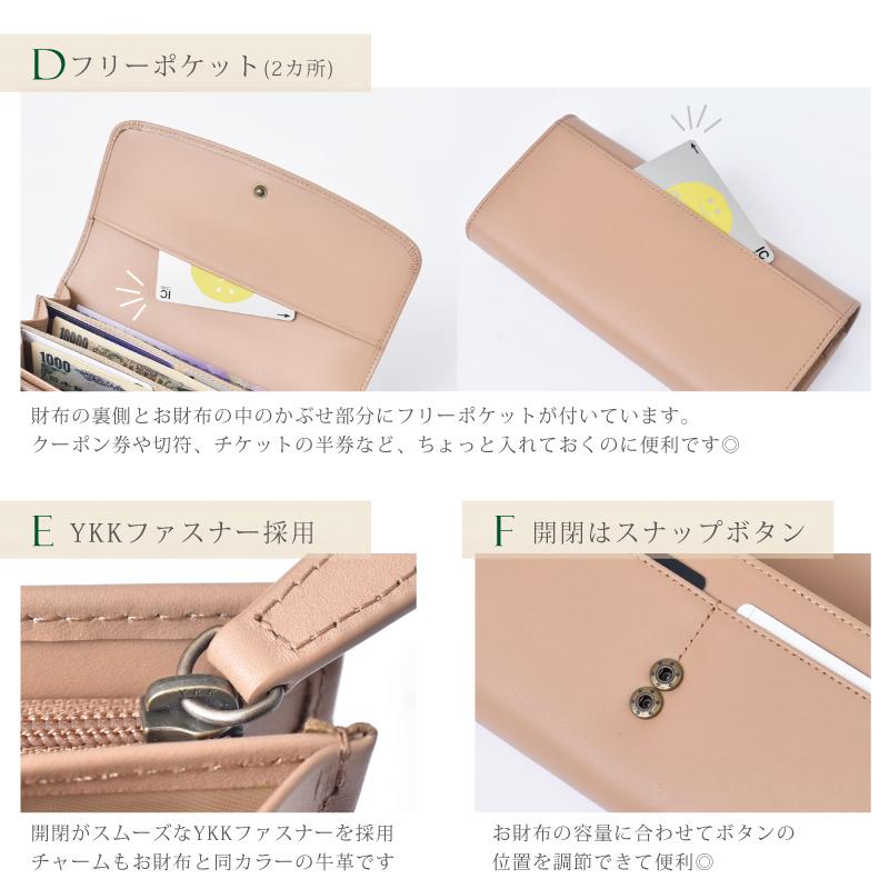 長財布 かぶせ 本革 小銭入れ仕切り財布 レディース メンズ  牛革 スリム 使いやすい リアル レザー カウレザー 本物 小銭分別 人気 プレゼント 送料無料の画像