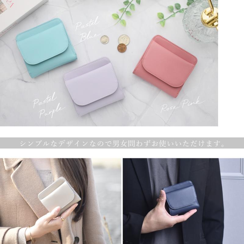 MGSABLE 財布 ミニウォレット 折り財布 本革 レディース メンズ