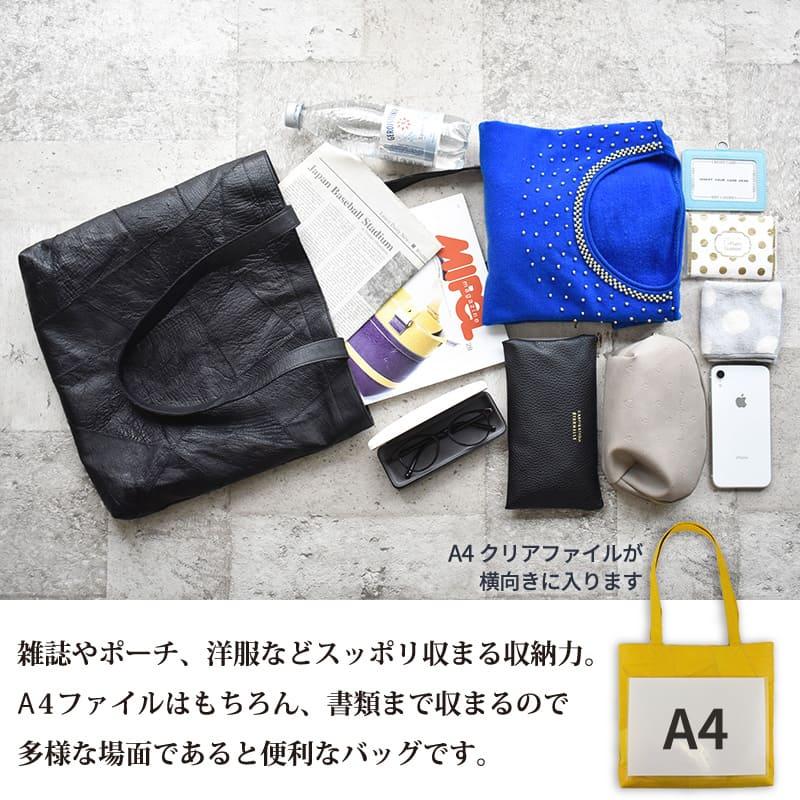 MGSABLE トートバッグ レディース 本革 オーストリッチ パッチ