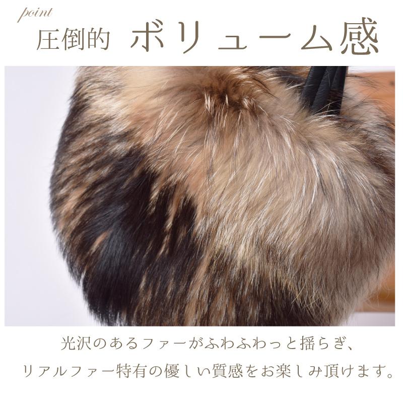 MGSABLE ファーバッグ レディース リアルファー ハンドバッグ 秋冬 