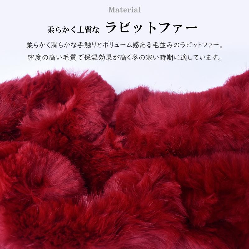 MGSABLE マフラー ラビット ファー レディース リアルファー MGSABLE マフラー ラビット ファー レディース リアルファー