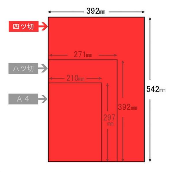 色画用紙 ４ツ切 100枚 NC211-4 水色 縦５４０×横３９０ｍｍ 個人宅・商品代引・NP後払い・時間指定・離島不可｜mgshoten｜05