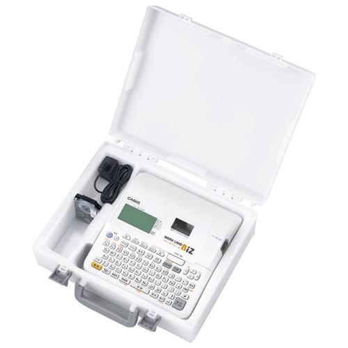 ラベル ライター 本体 ネーム ランド カシオ 計算機 KL-M7-CA ハーフカット 機能 オートカッター ケース付 デザインロゴ 内蔵|mgshoten|02