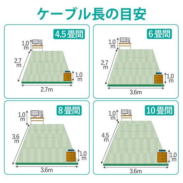 ツメ折れ防止LANケーブルCat6 ブルー 50m LD-GPT/BU500｜mgshoten｜05