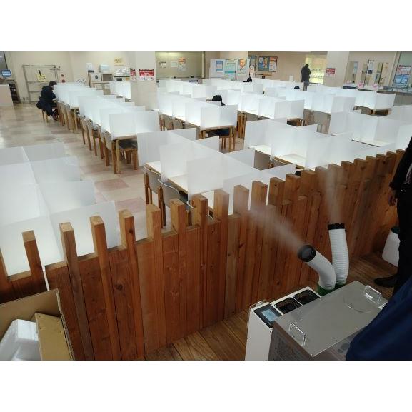 噴霧薬剤により改造可能 業務用超大型噴霧器 次亜塩素酸噴霧器 農業用 食品工場用 工事不要設置 日本製 移動可 キャスター付 |  | 12