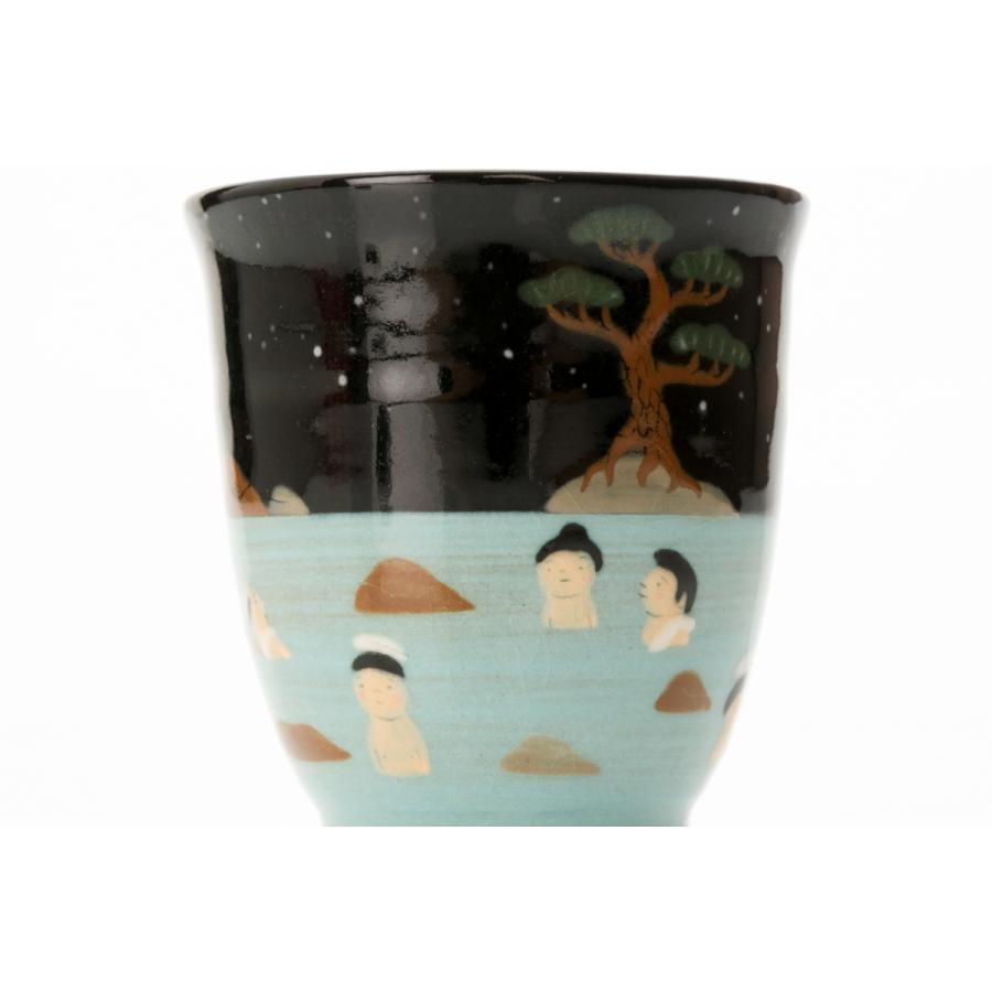 【金継】フジタチサト　スナフジタ　カラフル人物絵柄の茶碗 2025年最新】フジタチサトの人気アイテム - メルカリ