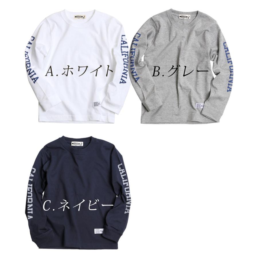 campfree CALIFORNIA ロンT ロングTシャツ ジュニア キッズ 袖プリント