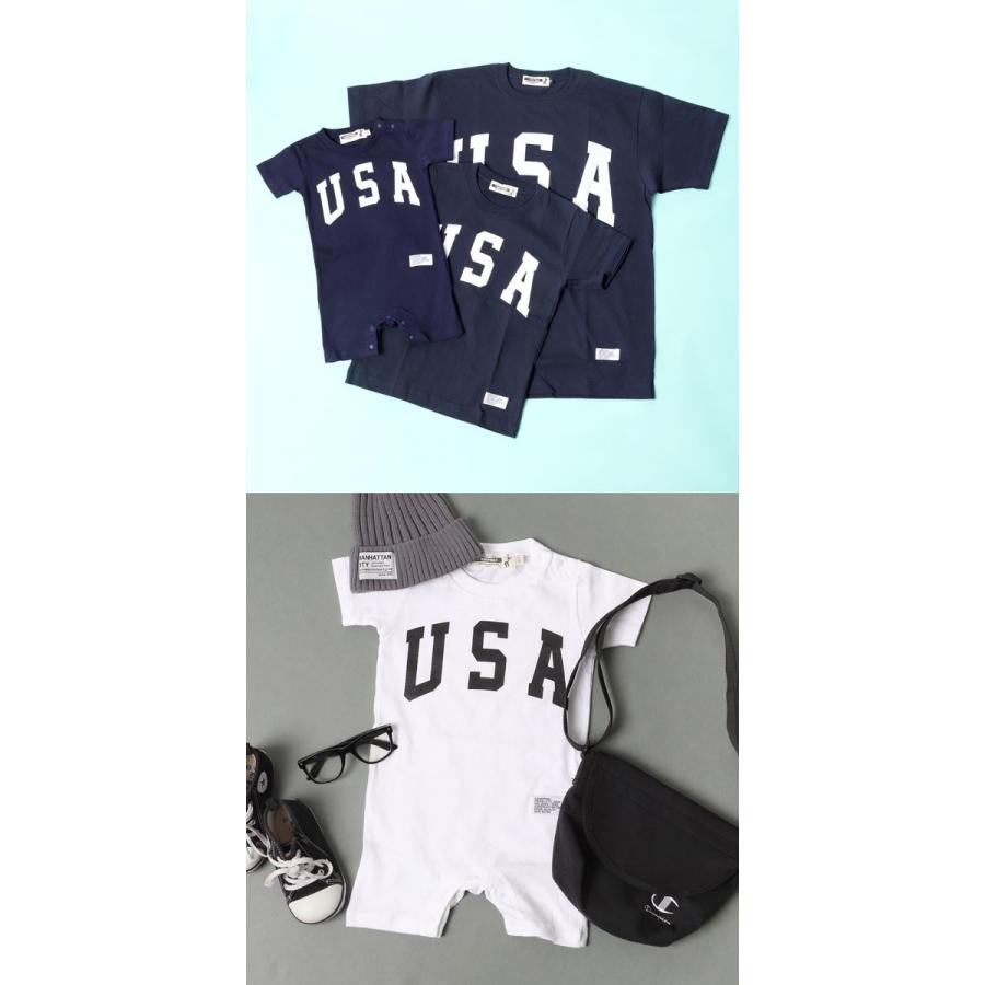 ベビー服 男の子 おしゃれ 兄弟 お揃い ペアルック 赤ちゃん 出産祝い Campfree ロンパース カレッジロゴ 半袖 70cm 80cm 春 夏 M H A Style 通販 Yahoo ショッピング