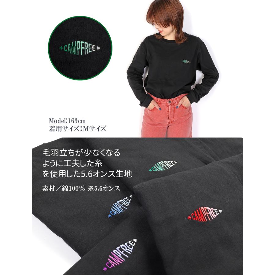 ロングTシャツ CAMPFREE ロンt ロンティー Tシャツ メンズ ティシャツ