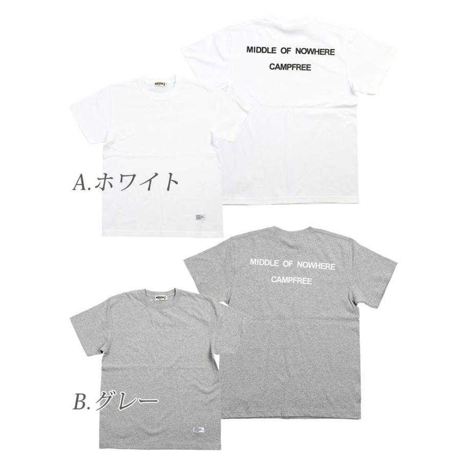 Tシャツ 半袖 メンズ レディース 無地 バックプリント 白 黒 綿100% コットン 大きいサイズ 3l 4l XL XXL おしゃれ シンプル CAMPFREE ブランド｜mha｜11