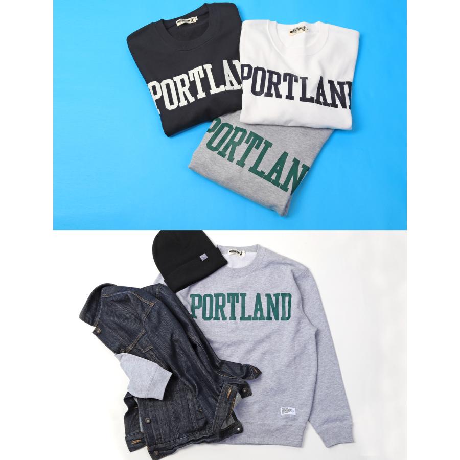 CAMPFREE スウェットトレーナー メンズ ロゴ スウェット ホワイト