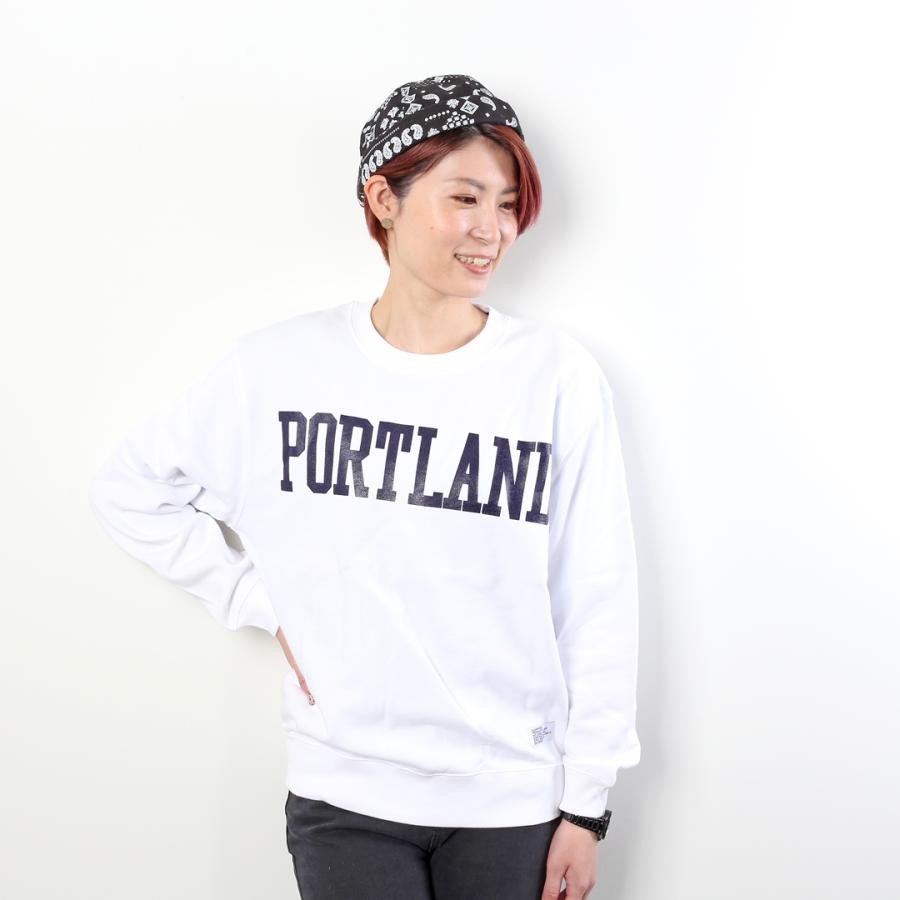 CAMPFREE スウェットトレーナー メンズ ロゴ スウェット ホワイト