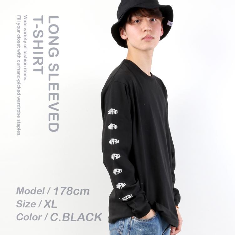 CAMPFREE ロングtシャツ メンズtシャツ メンズ レディース ティシャツ