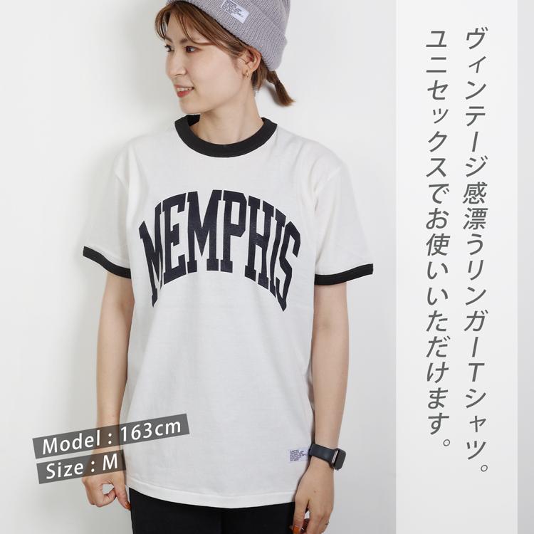 CAMPFREE ティシャツ リンガーTシャツ メンズtシャツ ロゴTシャツ T 