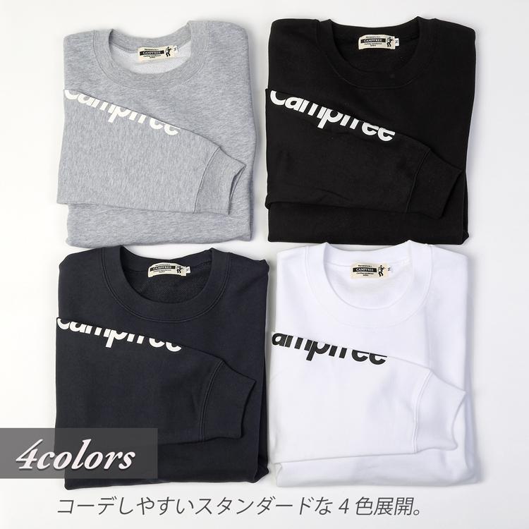 CAMPFREE スウェットトレーナー メンズ レディース キャンプフリー 腕