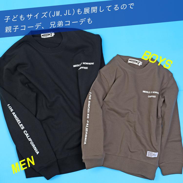 CAMPFREE スウェットトレーナー メンズ レディース キャンプフリー 腕