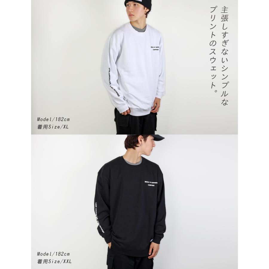 CAMPFREE スウェットトレーナー メンズ レディース キャンプフリー 腕