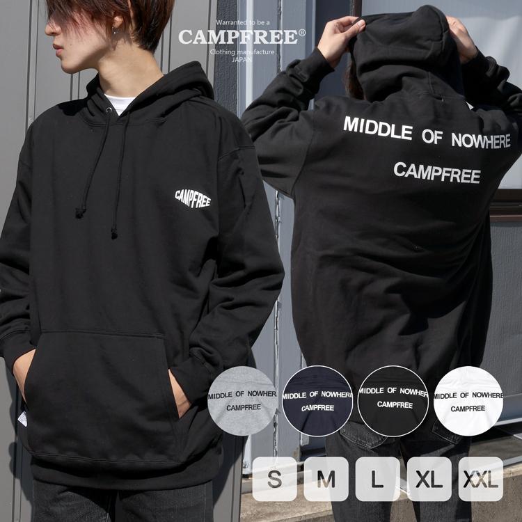 プルオーバー パーカー CAMPFREE 10.0オンス グラフィックパーカー 腕