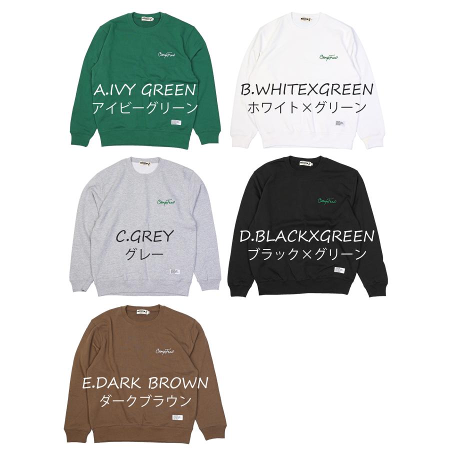 CAMPFREE スウェットトレーナー メンズ レディース スウェット