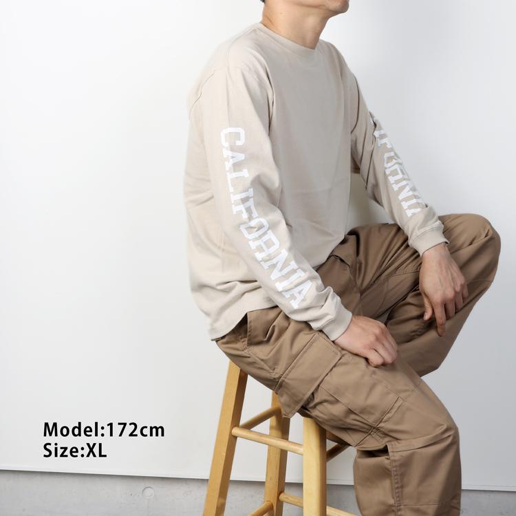 ロンt メンズ ロンティー ロングtシャツ 長袖Tシャツ CAMPFREE