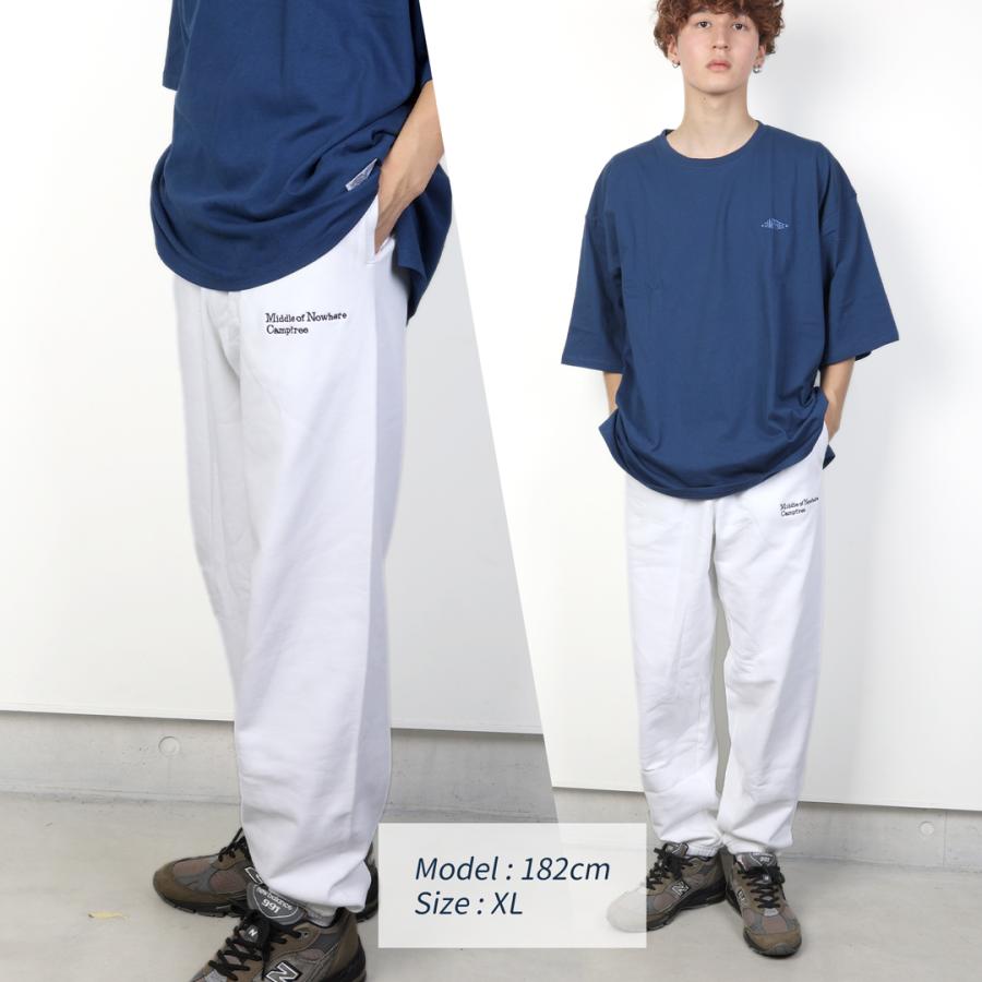 スウェットパンツ メンズ ブランド CAMPFREE 刺繍入り ワン