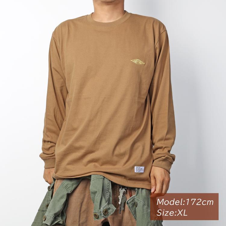 ロンT ロンティー ロングtシャツ メンズ CAMPFREE ロングスリーブ T