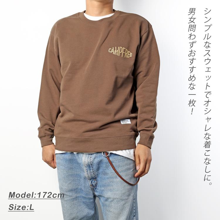 CAMPFREE スウェットトレーナー メンズ レディース メンズトレーナー
