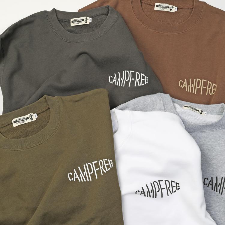 CAMPFREE スウェットトレーナー メンズ レディース メンズトレーナー