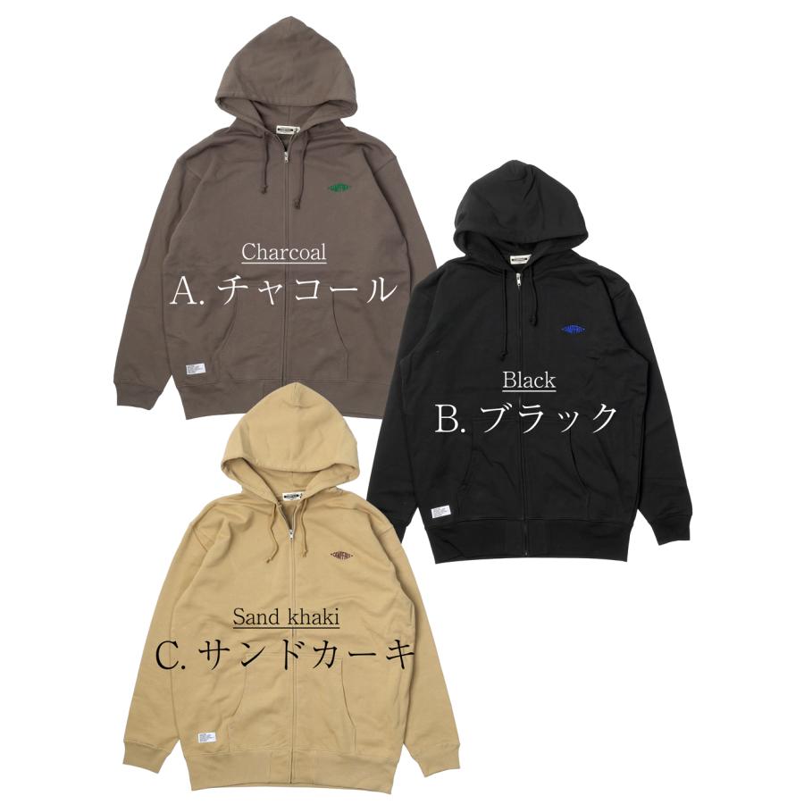 CAMPFREE パーカー メンズ レディース 大人用 胸刺繍 刺繍入り ジップ